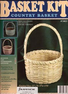 the basket kit is made from wicker