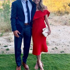 Gorgeous Red Wedding Guest Dress. Worn A Few Times And Got So Many Compliments! From Revolve Red Wedding Guest Dress, Red Wedding Guest Dresses, Red Holiday Dress, Dresses Red, Guest Dress, Holiday Dress, Red Wedding, Blue Suit, Holiday Dresses