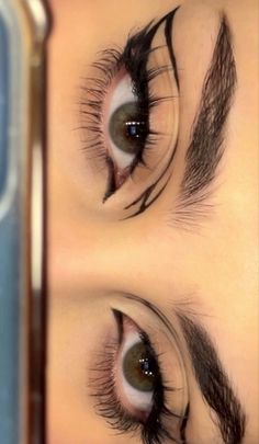 Maquillage Yeux Cut Crease, Makeup Drawing, Makeup Accesories, Swag Makeup, Face Makeup Tips, Makeup Idea, Eyeliner Makeup