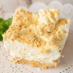 Pineapple Cream Dessert, a creamy easy no-bake dessert. Made with crushed pineapple and cream with a graham cracker or cookie crust. Also known as Pineapple Dream Dessert, this is the perfect after dinner dessert. Pineapple Cream Dessert, Creamy Dessert Recipes, Pineapple Jello, Renal Recipes, Pineapple Dream Dessert, Dessert No Bake, Pineapple Delight, Bake Banana