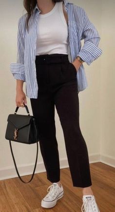 Casual Chic Outfits, Mode Tips, Casual College Outfits, Casual Outfit Inspiration, Mode Casual, Classy Work Outfits