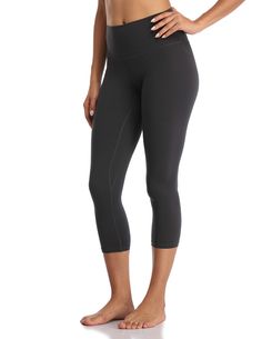 PRICES MAY VARY. 75% polyester, 25% Spandex Make with 4-way-stretch, opaque, moisture-wicking, super soft fabric providing maximum comfort High waisted tummy control design gives you a streamlined look Flatlock seams and chafe-free for a natural range of motion Approx. 21'' inseam Lulu Pants, Pants High Waisted, Lululemon Align Pant, Yoga Capris, Workout Running, Workout Sets, Intense Workout, Range Of Motion, Capri Leggings