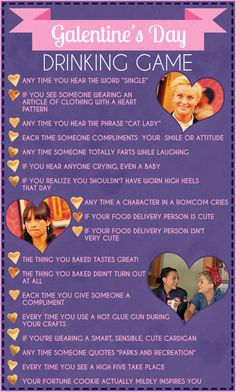 the valentine's day drinking game