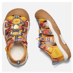 Sale! Youth Keen Newport H2 Orange Peel/Yellow Water Shoes. New In Box! Size Us 5. Ships Fast From A Smoke/Cat-Free Home. Originally $65.00. Yellow Fun Slip-on Sandals, Fun Yellow Non-slip Sandals, Yellow Sporty Non-slip Sandals, Multicolor Non-slip Sneakers For Outdoor, Fun Yellow Slip-on Sneakers, Multicolor Round Toe Sandals For Outdoor, Yellow Flat Sporty Sneakers, Sporty Yellow Flat Sneakers, Casual Mustard Sandals With Round Toe