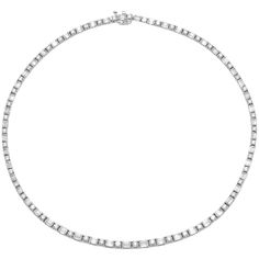 Finely crafted in platinum with round brilliant and baguette cut diamonds weighing a total of 11.04 carats. 15 3/4 inches long Choker Necklace Diamond, Luxury Baguette Diamond Evening Jewelry, Platinum Necklace With Diamond White Baguette Diamonds, Diamond White Platinum Necklace With Baguette Diamonds, Platinum Necklace With Baguette Cut Diamond Accents, Platinum Diamond Necklace With Baguette Diamonds, Platinum Diamond White Necklace With Baguette Diamonds, Platinum Baguette Diamond Necklace, Classic Silver Diamond Necklace With Baguette Diamonds