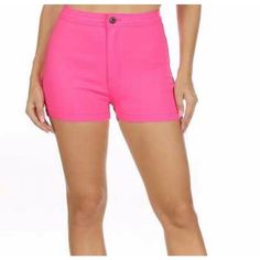 Super Stretch High Rise Shorts. Size Up One Size If You Want Them Longer. Inseam: Small- 2.4” Medium- 2.4” Large- 2.75” Xl- 2.9” Pink High-waisted Stretch Shorts, Pink Stretch High-waisted Shorts, Stretch Pink High-waisted Shorts, Trendy Pink Summer Biker Shorts, Trendy Pink Biker Shorts For Summer, Trendy Short Leg Pink Bottoms, Trendy Pink Short Leg Bottoms, Trendy Pink Biker Shorts For Spring, Pink Biker Shorts For Summer