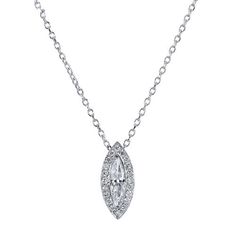 0.22 Carat Marquis Diamond Pendant Necklace Necklaces H&H Jewels Fine Jewelry Marquise Platinum Necklace, Marquise Platinum Necklace Fine Jewelry, Platinum Marquise Necklace For Anniversary, White Gold Marquise Platinum Necklace, Marquise Brilliant Cut Diamond Necklace, Silver Marquise Diamond Necklace, Silver Marquise Cut Diamond Necklace, Silver Marquise Diamond Necklace With Accents, Silver Necklace With Brilliant Cut Marquise