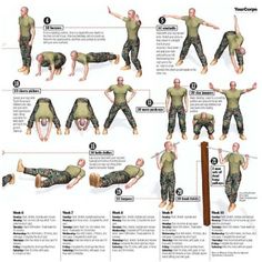 U S Marine Corps, Usmc Workout, Morning Calisthenics, Marine Corps Workout, Marine Workout, Calisthenic Workout, Army Workout, Military Workout, Fitness Shirts