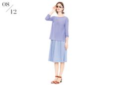 Women's Clothing - Looks We Love - J.Crew. Spring outfit inspiration: two shades of blue with tan sandals. Windblown Hair, Summer Office Looks, Chocolate Clothes, Hamptons Summer, Poplin Skirt, Clothes Model, Spring Pastels, Bold Color Palette