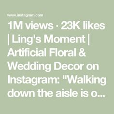 1M views · 23K likes | Ling's Moment | Artificial Floral & Wedding Decor on Instagram: "Walking down the aisle is one of those moments you've always dreamed of. Make it perfect with these gorgeous Vintage Rose & Blush aisle decor 🌹 

#lingsmoment #weddingdecor #vintagerose #blush #floralarrangement #statementpiece #weddingflowers #romanticwedding #weddinginspiration #bridaldecor #wedding2024" Aisle Decor, Blush Roses, Walking Down The Aisle, Vintage Rose, Vintage Roses