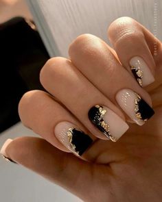 Classy Black Nails, Kutek Disney, Glamour Nails, Her Nails