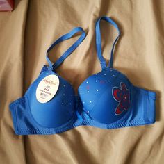 New Royal Blue Bra Size 34a Beautiful Floral Design Size 34 A Material 85%Polyester 15%Spandex Yes Underwire No Push Up Straps Are Removable (Can Be Worn Strapless) I Do Bundle And Offers Are Welcome Blue Stretch Bra With Medium Bust Support, Blue Bra With Medium Bust Support And Stretch, Blue Bra With Medium Bust Support, Blue Underwire Bra With Medium Bust Support, Blue Seamless Stretch Bra, Fitted Blue Bra With Padded Cups, Fitted Blue Bra With Medium Bust Support, Fitted Padded Blue Bra, Summer Push-up Bra In Blue