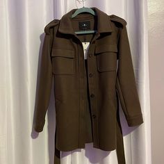 Brand New W Tags Has Pockets The Color Is A Brownish Green In Perfect Condition Brownish Green, Trench Coats, For All Mankind, 7 For All Mankind, Trench Coat, Jackets & Coats, Jackets For Women, Brand New, Tags