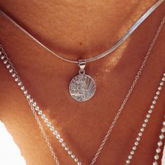 St. Christopher Herringbone Choker in Silver // Get Back Necklaces Herringbone Chain, St Christopher, Back Necklace, Travel Stickers, Ball Chain, Air Freshener, Get Back, Christmas List, Herringbone