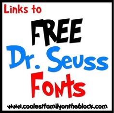 the free dr seuss font is available for purchase