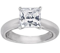 Whether you wear it as an engagement ring or a sophisticated accessory, this princess-cut solitaire ring is elegantly equipped for any event on your social calendar. Princess Cut Solitaire Ring, Social Calendar, Ring Size Guide, Princess Cut, Solitaire Ring, Sterling Ring, Wear It, Prong Setting, Engagement Ring