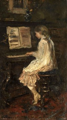 Piano Art, Playing The Piano, Rennaissance Art, Arte Van Gogh, 수채화 그림, Arte Inspo, Old Paintings, Romantic Art, Ethereal Art