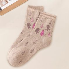 New Product Colors: Tan And Pink 95 % Polyester / 5% Spandex Add Any Three Pair Of Socks To A Bundle For $15.00 Gray Leg Warmers, Red Fishnets, Knitted Boot Cuffs, Fleece Boots, Leopard Print Boots, Stance Socks, Printed Tights, Pattern Socks, Knit Boots