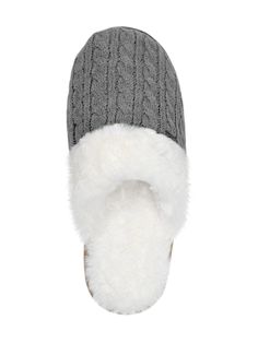 Why You’ll Love These Slippers Faux Fur lining Knitted upper fabric Sole embossed to enhance traction Multi-layered foam inner sole Helps prolong the life of your socks Convenient scuff design The Heat Holders® Women’s Aria Cable Knit Faux Fur lined Scuff Slippers have a soft knitted upper for a cozy, stylish look and are made with Heat Holders® luxurious faux fur lining for softness, warmth, and great comfort. These slippers can be worn both inside and around the home. They are also perfect com Kid Gloves, Mens Loungewear, Sock Shop, Womens Loungewear, Kids Hats, Mens Slippers, Mens Socks, Soft Knits, Socks Women