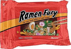 ramen fury candy bar on a white background