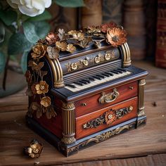 The timeless beauty of these handcrafted music boxes makes them the perfect gift for any occasion, from weddings and birthdays to holidays and anniversaries. Vintage French Music Box, Antique Music Box, Music Box Vintage, Musical Box, Music Boxes, Graffiti Styles, Vintage Music, Music Box, Timeless Beauty