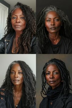 Short Bleached Hair, Long Hairstyles For Women, Hair Styles Ideas, Grey Hair Don't Care, Dreads Styles, Hairstyles For Women Over 50, Styles Ideas, Long Gray Hair