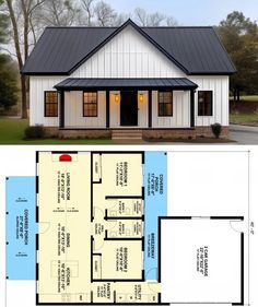 the floor plan for this small house is very large and has two levels to each level