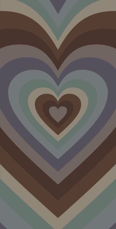 an image of a heart pattern in shades of brown and blue