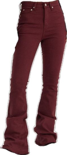 slim-fit-bootcut-pants-co319 / Dark red Casual Red Slim Fit Pants, Casual Flare Leggings In Elastane, Casual Burgundy Bottoms For Fall, Fall Mid-rise Leggings, Burgundy Stretch Bottoms, Fitted Flare Casual Leggings, Red Fitted Casual Leggings, Casual Flare Leggings, Red High Stretch Bottoms For Fall