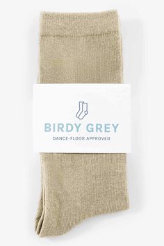 Head-to-toe groomsmen coordination has never looked so dapper. You can thank these Neutral Champagne socks later. These preppy socks will make sure your groomsmen are looking snazzy down to their toes. | Neutral Champagne Groomsmen Accessory | Birdy Grey Groomsmen Socks Champagne Groomsmen, Preppy Socks, Grey Groomsmen, Suits And Ties, Bridal Shower Treats, Groomsmen Grey, Groomsmen Accessories, Groomsmen Socks, Wedding Roles