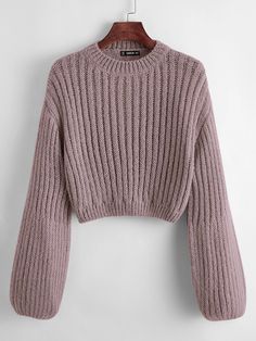 Batwing Sleeve Sweater, Latest Sweater, Dusty Purple, Drop Shoulder Sweaters, The Drop, Women Sweater, Purple Sweater, Ribbed Knit Sweater, Knitting Women Sweater