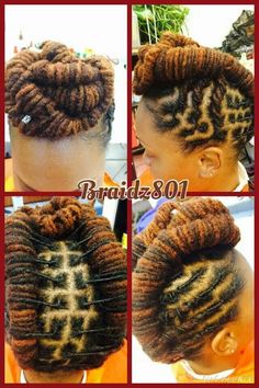 Coloured Dreads, Flat Twist, Dreadlock Hairstyles, Hair Dos