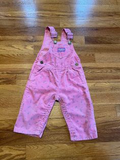 This is amazing. Would be a perfect throwback item in any collection/wardrobe. Also would be a great gift. Don't miss out on this one. Condition is exactly as pictured.  Size 18 months.  Please make sure you know what you're ordering because there are no returns or cancellations. Thank you!! Spring Pink Bib Front Overalls, Pink Sleeveless Cotton Overalls, Sleeveless Pink Cotton Overalls, Spring Playtime Overalls With Bib Front, Pink Cotton Bib Front Overalls, Pink Cotton Overalls, Floral Overalls, Kids Overalls, Erie Pa