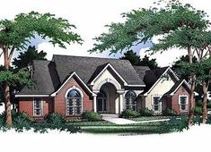 this is an artist's rendering of these house plans