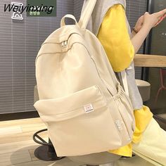 Shipping: Worldwide Express Shipping AvailableDelivery time: 🚚7-15Days Fast ShippingReturns: Fast refund,💯100% Money Back Guarantee.Brand Name: JULYCCINOOrigin: Mainland ChinaCN: HebeiMain Material: nylonLining Material: PolyesterBackpacks Type: SoftbackInterior: Cell Phone PocketInterior: Interior CompartmentInterior: Computer InterlayerHandle/Strap Type: Soft HandleExterior: Solid BagDecoration: BowDecoration: Criss-CrossDecoration: LetterDecoration: RuchedDecoration: RUFFLESClosure Type: zi Beige Canvas Bag For School, Beige Large Capacity Backpack For School, Beige Canvas Backpack For School, Beige School Backpack With Large Capacity, Beige Canvas School Backpack, Yellow Canvas School Bag, Beige Softback Canvas Bag For School, Backpacks For Girls, Kawaii Backpack