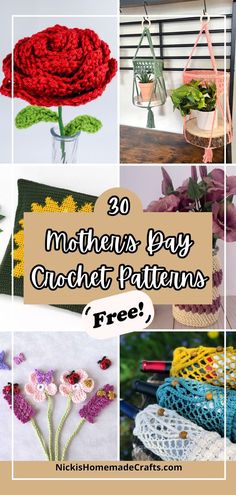 crochet patterns for mother's day