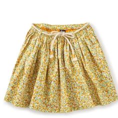 Beautiful Twirl Skirt In Gold/Yellow Floral Pattern. Size 8. Nwt. Playful Cotton Lined Skirt, Yellow Gathered Skirt Bottoms In Cotton, Yellow Gathered Skirt Bottoms, Yellow Cotton Gathered Skirt, Cute Yellow Skirt For Spring, Yellow Gathered Cotton Skirt, Yellow Relaxed Tiered Skirt, Yellow Skirted Bottoms With Elastic Waistband, Yellow Lined Tiered Skirt