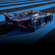 an image of a futuristic race car on the track