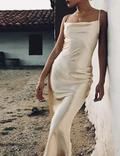 Ваша корзина - inloveshe Wedding Guest Outfit Inspiration, Silk Prom Dress, Elegant Summer Dresses, Short Satin, Girls Formal Dresses, Mode Inspo, Satin Slip, Evening Gowns Formal, Satin Slip Dress