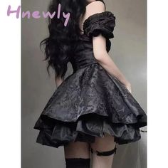 Gothic Black Mini Dress Women Vintage Sexy Spaghetti Strap High Waist Dresses 90s Egirl Punk Grunge Slim Party Club Dress Women [20231026] window.adminAccountId=2665560165; Y2k Ruffled Mini Dress For Party, Y2k Mini Dress With Ruffles For Party, Punk Style Corset Dress For Halloween Party, Punk Corset Dress For Halloween Night Out, Black Emo Dress For Costume Party, Punk Style Halloween Corset Dress For Night Out, Punk Halloween Corset Dress For Night Out, Fairy Grunge Mini Dress For Party, Black Corset Dress For Summer Costume Parties