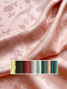 By Yard Floral Birds Jacuqard Silk Charmeuse Fabric Cotton Silk Gown Hanfu | eBay Shirt Scarf, Silk Lampshade, Charmeuse Fabric, Scarf Shirt, French Fabric, Silk Gown, Dress Gown, Brocade Fabric, Silk Charmeuse