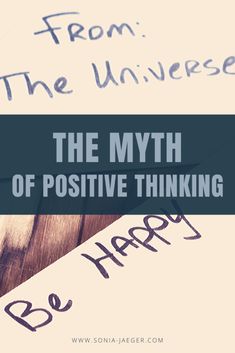 In one way or another, you have probably heard it before. Why can’t you be more positive? All that negative thinking is sure to bring negativity to your life. If you think about good things, good things will come your way. These are all expressions of what we can call the myth of positive thinking: the idea that our thoughts are enough to change the reality around us. Good Things Will Come, Be More Positive, Winning Lottery Numbers, What Is Mindfulness, Online Counseling, One Way Or Another, Magical Thinking, Everything About You, Cheer You Up