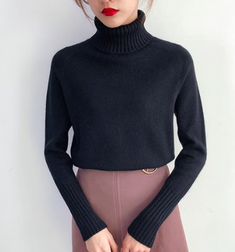 TIA’S TURTLENECK - B ANN'S BOUTIQUE Women Sweaters Winter, Sweater Cream, Womens Cashmere, Womens Turtleneck, Long Sleeve Knit Sweaters, Knit Turtleneck Sweater, Cashmere Turtleneck, Women Sweater, Fashion Weeks