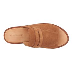 When a loafer meets a sandal you get the Tracey. Featuring a luxurious genuine suede upper, this style is the perfect combination for a warmer weather office shoe. Office Shoe, Wide Width Sandals, Fashion To Figure, Office Shoes, Footbed Sandals, Open Toe Shoes, Brown Sandals, Block Heels Sandal, Flat Sandals