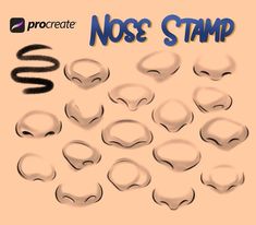 the nose stamp has been drawn and is ready to be used on any item in this project