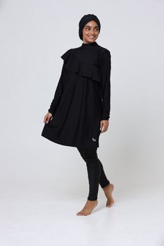 Black modest burkini