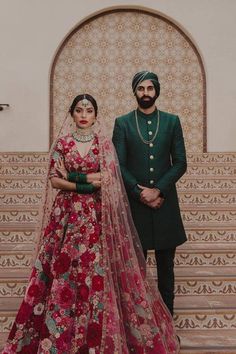 Sabyasachi Lehenga Bridal, Red Lehenga, Indian Bride And Groom, Indian Bridal Dress, Lehenga Collection