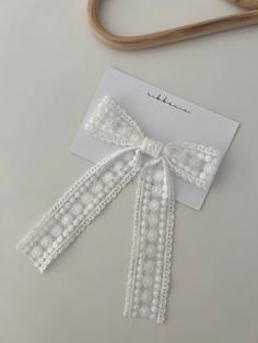 Lace Hair Bow Clip for Girls Lace Bow for Toddler girl  Snow Lace Bow Hair Clip Off white lace tail bow clip This beautiful lace tail bow clip is a  perfect accessory to complete her everyday outfit.  ✔️ Dimension /    .  bow 11 cm in length    .  tail approximately 13cm long  ✔️ finish /  45mm alligator clip  ✔️ Available in off white  ✔️ If you're right-handed or prefer having it on the right side of your head, you would select "on her right." This indicates that the item will be positioned to Hair Bow, Softball Bows, Barbie Coloring, Barbie Coloring Pages, Disney Collage, Lace Bows, Lace Hair, Big Bows, White Ribbon