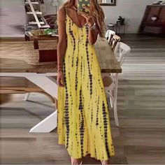 Lotta Stensson Yellow Tie Dye Sahara Silk Maxi Halter Dress. Size Small Women's. As Seen On Nicole Scherzinger. In Nwt Condition - No Flaws, Never Worn. Material: 100% Silk Bust: Top To Bottom: Offers/Questions Welcome! Formal Sundress, Lace Bandage Dress, Sundress Women, Dresses Night, Spaghetti Strap Summer Dress, A Line Maxi Dress, Graduation Outfits, Spaghetti Strap Maxi Dress, Lace Bodycon