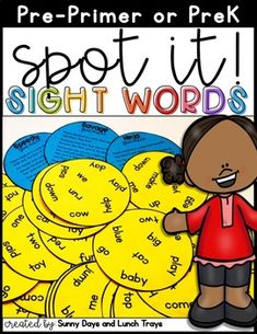 Spot It Sight Words, Red Word Activities, Easy Sight Word Games, Learning Games For 1st Graders, Fun Sight Word Games, Sight Word Games For Kindergarten, Dolch Sight Word Activities, Editable Sight Word Games, Wilson Reading